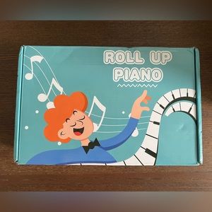 Flexible Roll Up Piano, 49 Keys Hand Roll Piano Portable Keyboard Piano
